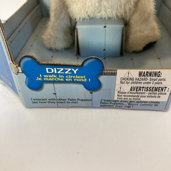Vintage HTF Palm Puppies Dizzy MGA Interactive Puppy Dog Toy Pet 2001 New - Picture 10 of 12